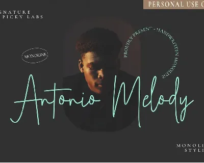 Antonio Melody font