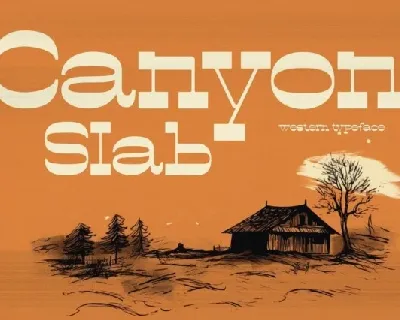 Canyon Slab font