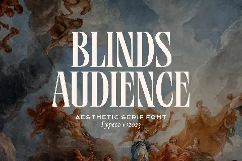 Blinds Audience font