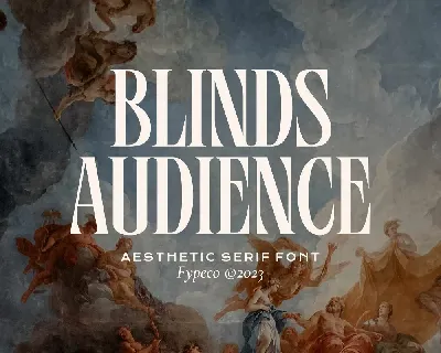 Blinds Audience font