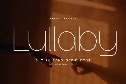 Lullaby font