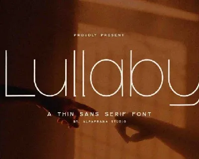 Lullaby font