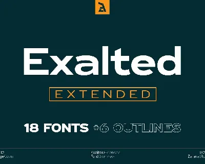 Exalted Extended font