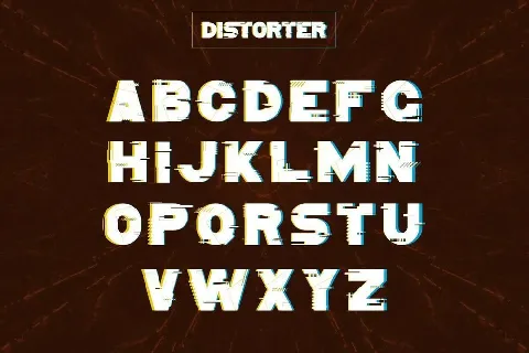 Distorter font