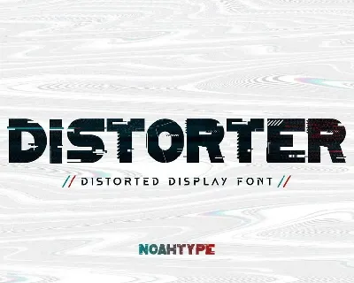 Distorter font