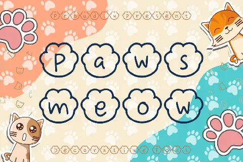 Paws Meow font