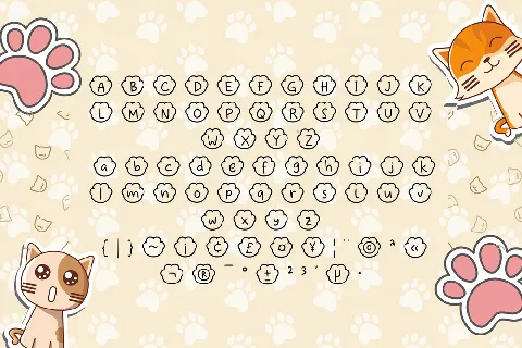 Paws Meow font