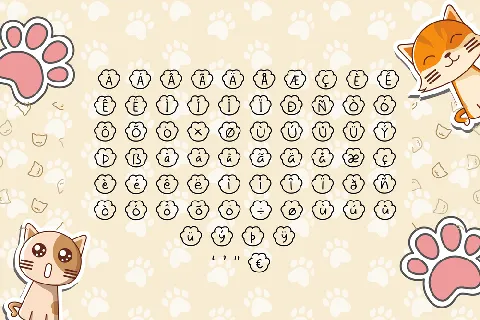 Paws Meow font