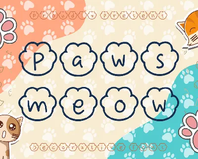Paws Meow font