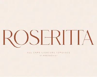 Roseritta font