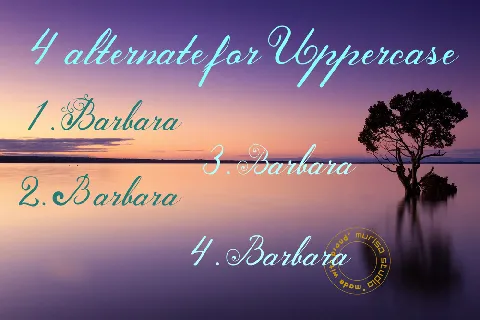 Murisa Barbara font