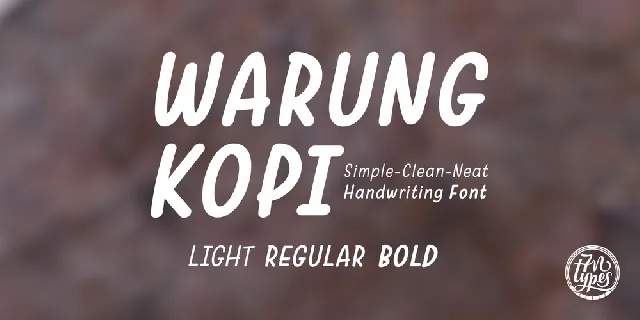 Warung Kopi font