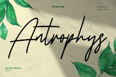 Antrophys font