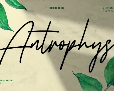 Antrophys font