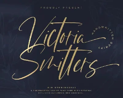 Victoria Smitters font