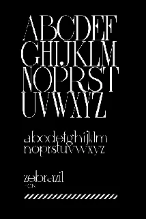 Zebrazil font