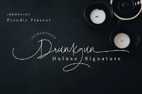 Drunkgun Singature font