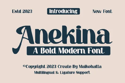 Anekina font