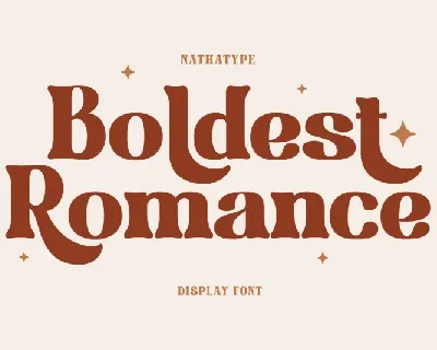 Boldest Romance font