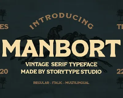 MANBORT font
