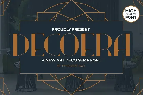 DECOERA Display font