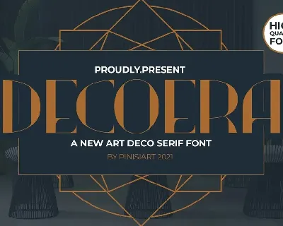 DECOERA Display font