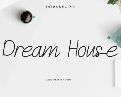 Dream House Script font