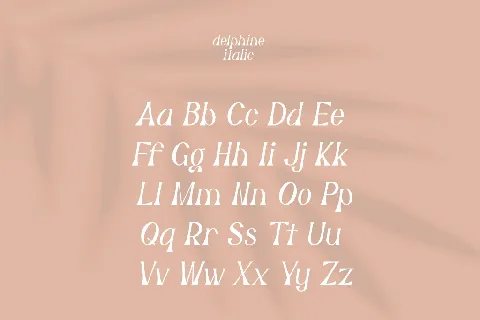 Delphine font
