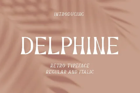Delphine font