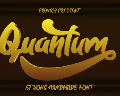Quantum font