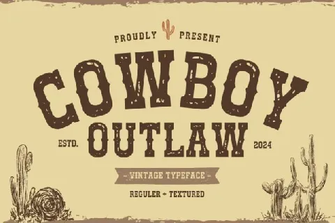 Cowboy Outlaw font