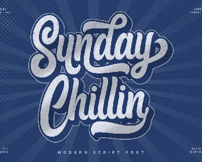 Sunday Chillin font