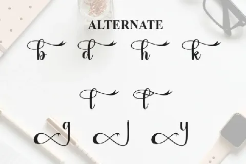 Saturday Calligraphy Typeface font