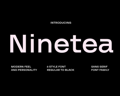 Ninetea font