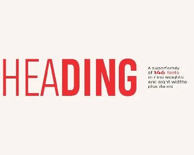 Heading PRO font