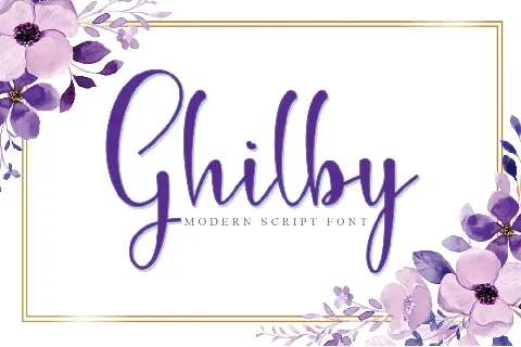 Ghilby-PERSONAL USE font