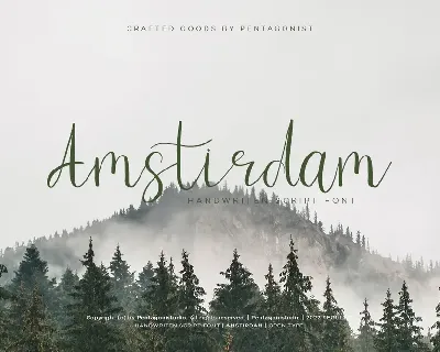 amstirdam demo font