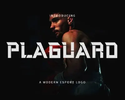 Plaguard Display font