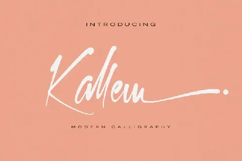 Kallem Script font