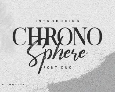 Chrono Sphere Duo font