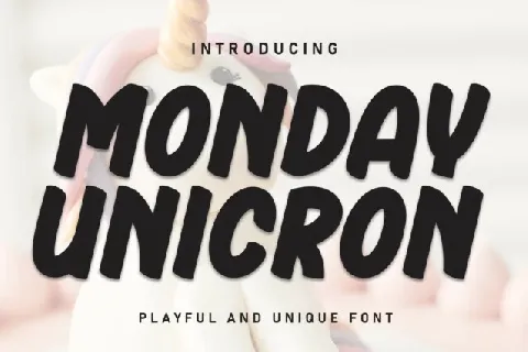 Monday Unicron Display font