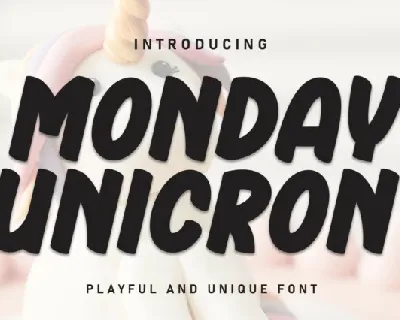 Monday Unicron Display font