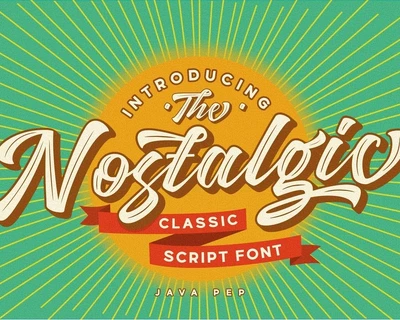 Nostalgic Free font