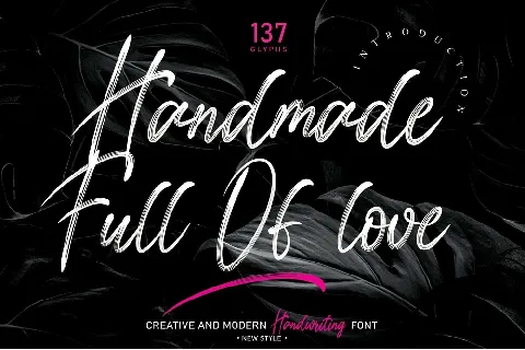 Handmade Full of Love font