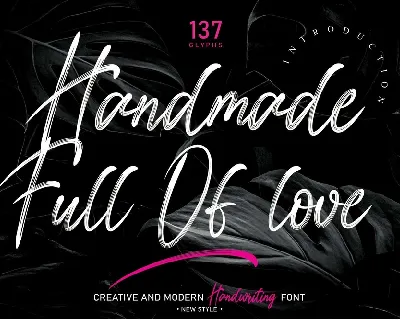 Handmade Full of Love font