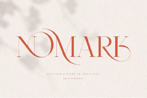 Nomark font