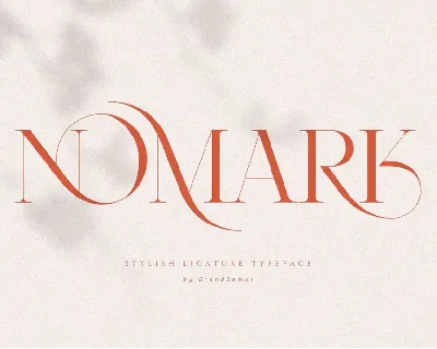 Nomark font