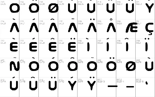 Nasal font