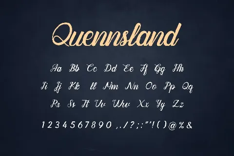 Quennsland font