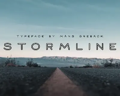 Stormline font